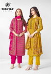 Mausami Vol 1 By Deeptex Jam Satin Printed Dress Material Wholesalers In Surat